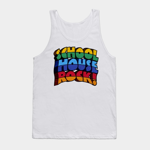 School House Rock Tank Top by sukaarta